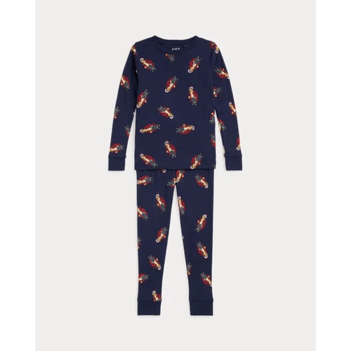 폴로 랄프로렌 Polo Bear Ribbed Cotton Sleep Set