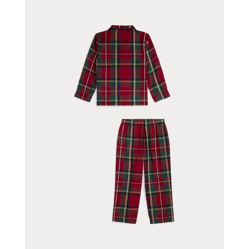 폴로 랄프로렌 Plaid Twill Sleep Set