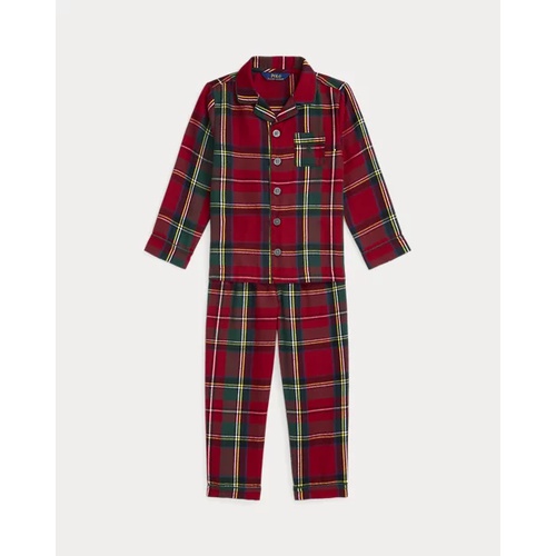 폴로 랄프로렌 Plaid Twill Sleep Set