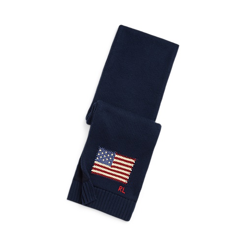 폴로 랄프로렌 Flag Cotton Scarf