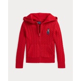 Polo Bear Cotton Full-Zip Sweater