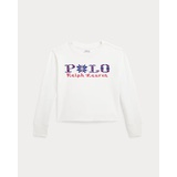 Logo Cotton Boxy Long-Sleeve Tee