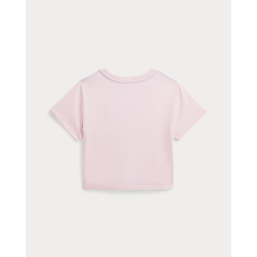 폴로 랄프로렌 Twist-Front Cotton Jersey Tee