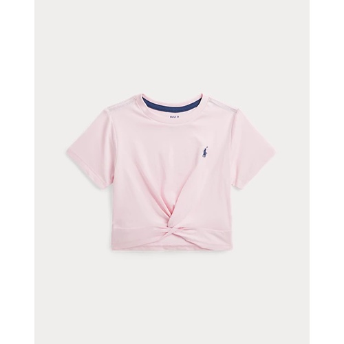 폴로 랄프로렌 Twist-Front Cotton Jersey Tee