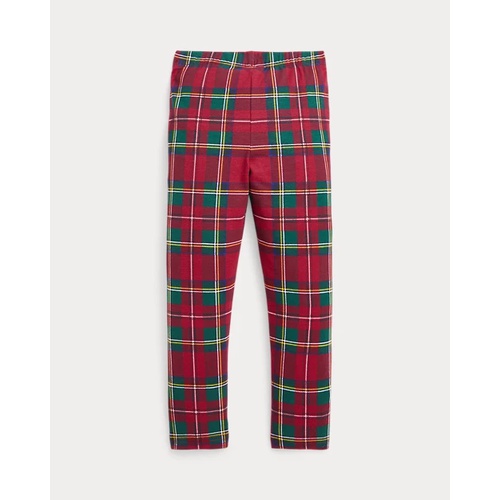 폴로 랄프로렌 Plaid Stretch Jersey Legging