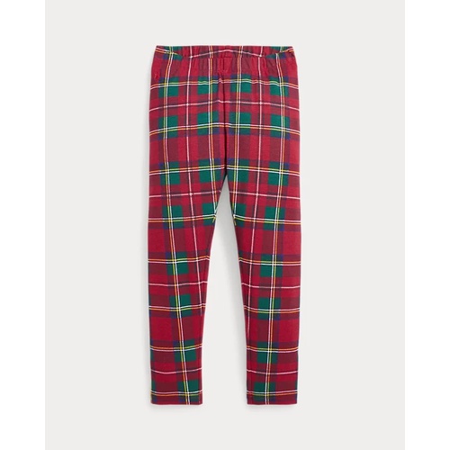 폴로 랄프로렌 Plaid Stretch Jersey Legging