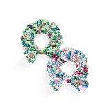 Floral Bow Scrunchie 2-Pack