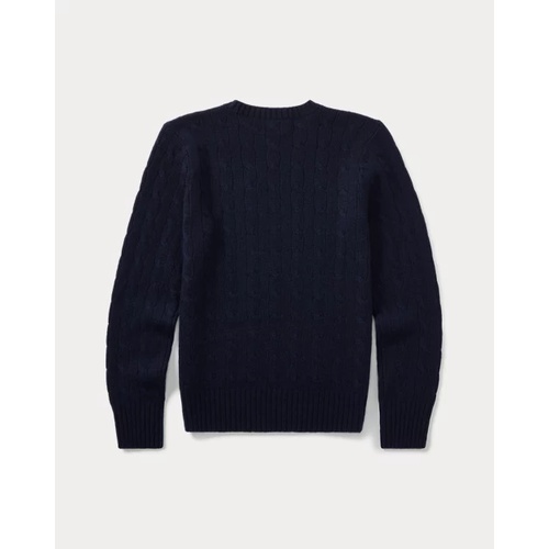 폴로 랄프로렌 The Iconic Cable-Knit Cashmere Sweater