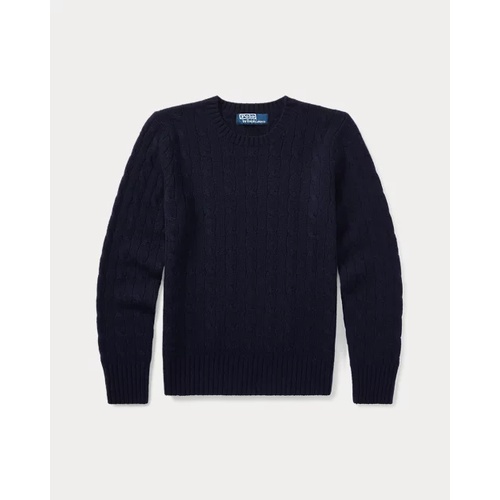 폴로 랄프로렌 The Iconic Cable-Knit Cashmere Sweater