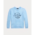 Tie-Dye-Print Fleece Graphic Sweatshirt