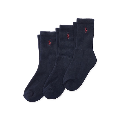 폴로 랄프로렌 Cushioned Crew Sock 3-Pack