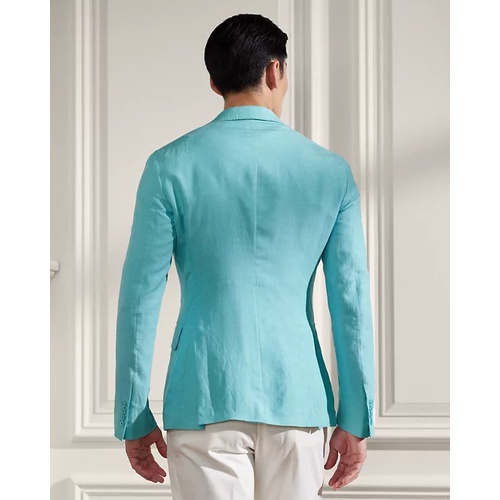 폴로 랄프로렌 Hadley Hand-Tailored Silk-Linen Jacket