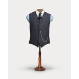 Glen Plaid Twill Vest