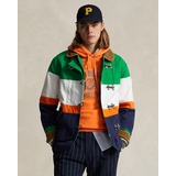 Color-Blocked Canvas Jacket