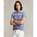 Custom Slim Fit Stretch Mesh Polo Shirt