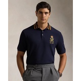 Classic Fit Crest Mesh Polo Shirt