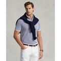 Custom Slim Fit Stretch Mesh Polo Shirt