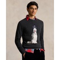 Dog-Intarsia Cashmere Sweater