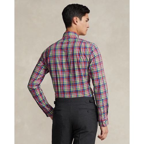 폴로 랄프로렌 Classic Fit Plaid Stretch Poplin Shirt