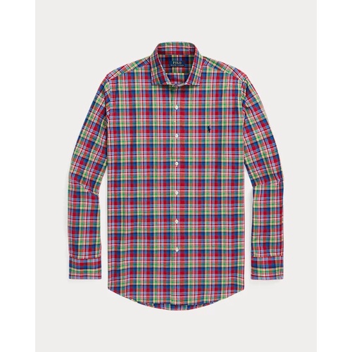 폴로 랄프로렌 Classic Fit Plaid Stretch Poplin Shirt