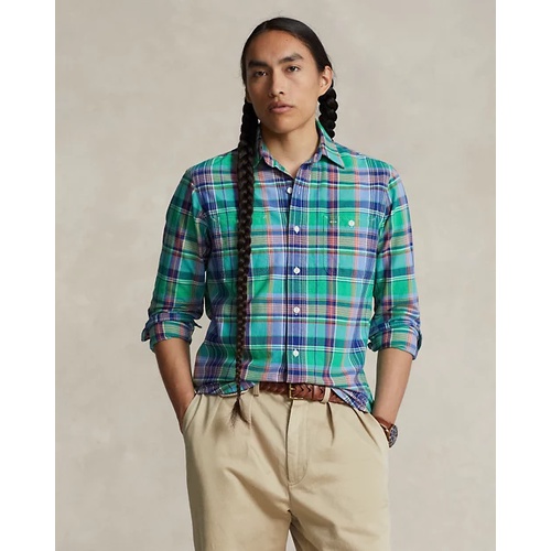 폴로 랄프로렌 Classic Fit Plaid Oxford Workshirt