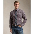 Classic Fit Plaid Poplin Shirt