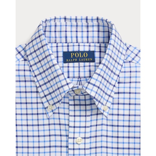 폴로 랄프로렌 Custom Fit Plaid Pinpoint Oxford Shirt