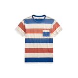 Striped Jersey Pocket T-Shirt