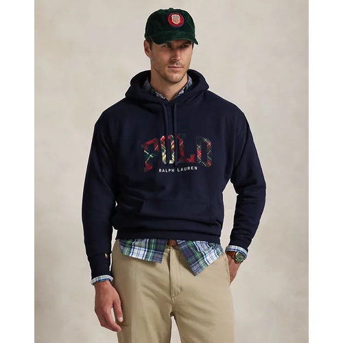 폴로 랄프로렌 The Big Fit RL Fleece Plaid-Logo Hoodie