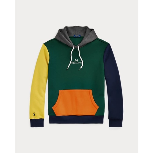 폴로 랄프로렌 Logo Color-Blocked Double-Knit Hoodie