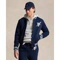 Fleece Graphic Baseball Jacket