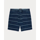 Indigo Striped Dobby Short