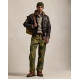 Relaxed Fit Camo Canvas Cargo Pant