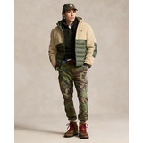 Slim Fit Camo Canvas Cargo Pant