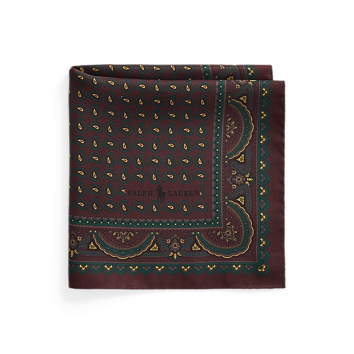 폴로 랄프로렌 Silk Foulard Pocket Square