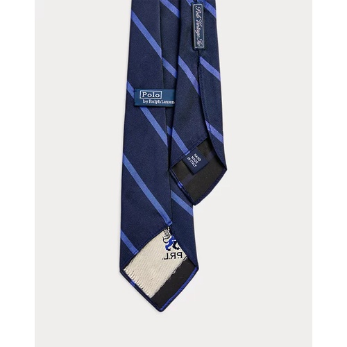 폴로 랄프로렌 Vintage-Inspired Striped Silk Repp Tie