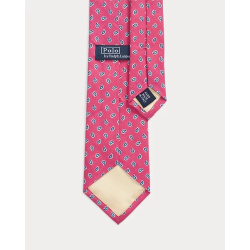 폴로 랄프로렌 Pine-Print Linen Tie