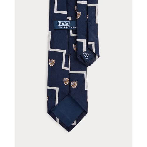 폴로 랄프로렌 Zigzag Silk Repp Club Tie