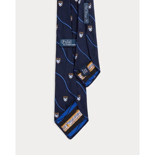 폴로 랄프로렌 Vintage-Inspired Silk Repp Club Tie