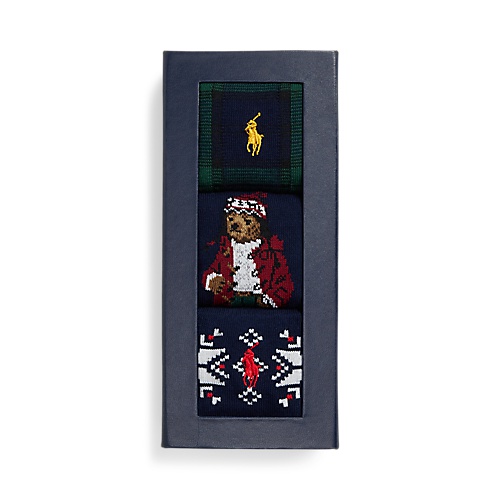 폴로 랄프로렌 Polo Bear Trouser 3-Sock Gift Set