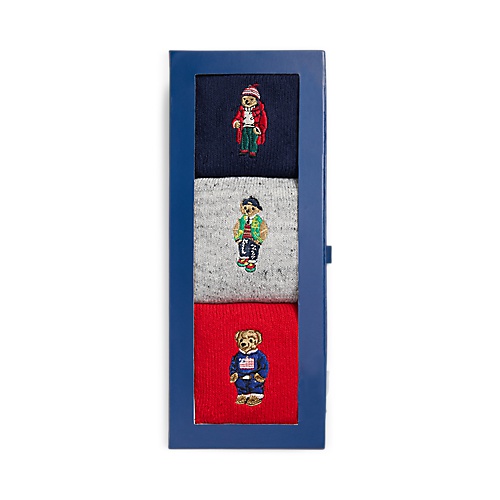 폴로 랄프로렌 Polo Bear Roll-Top 3-Sock Gift Set