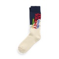 Ski-Graphic Cotton-Blend Crew Socks