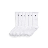 Cotton-Blend Crew Sock 6-Pack