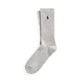 Signature Pony Cotton-Blend Crew Socks