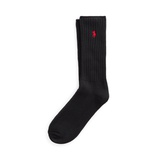 Signature Pony Cotton-Blend Crew Socks