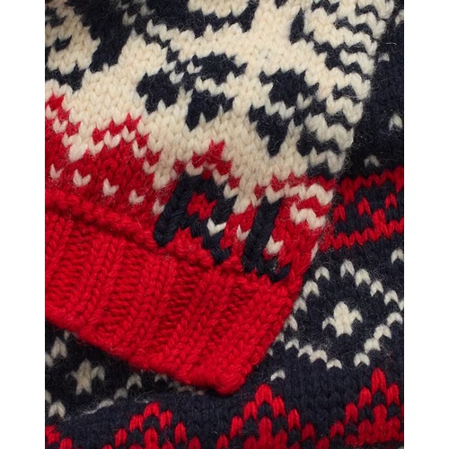 폴로 랄프로렌 Patterned Wool-Blend Scarf