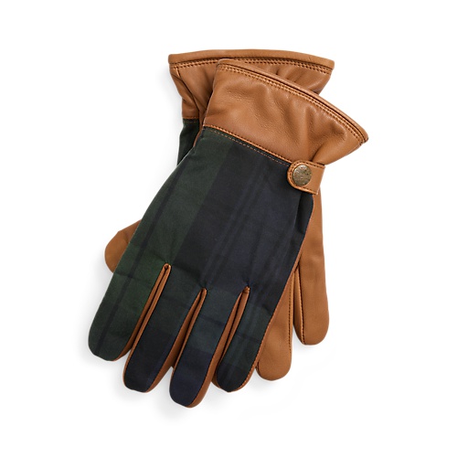 폴로 랄프로렌 Oilcloth & Sheepskin Insulated Gloves