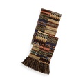 Fair Isle Wool-Blend Scarf