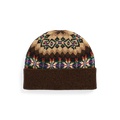 Fair Isle Wool-Blend Beanie