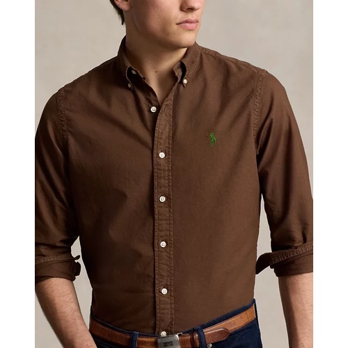 폴로 랄프로렌 Classic Fit Garment-Dyed Oxford Shirt - All Fits